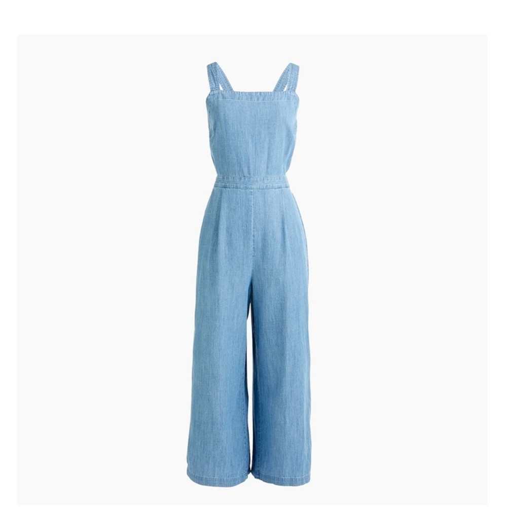 J. Crew  Plus Size Chambray Jumpsuit Overalls